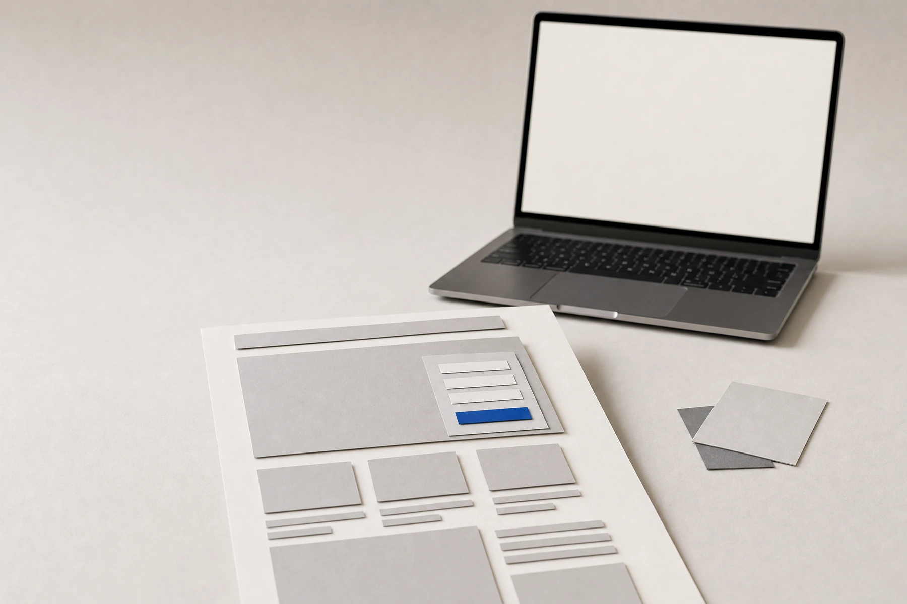 B2B landing page planning