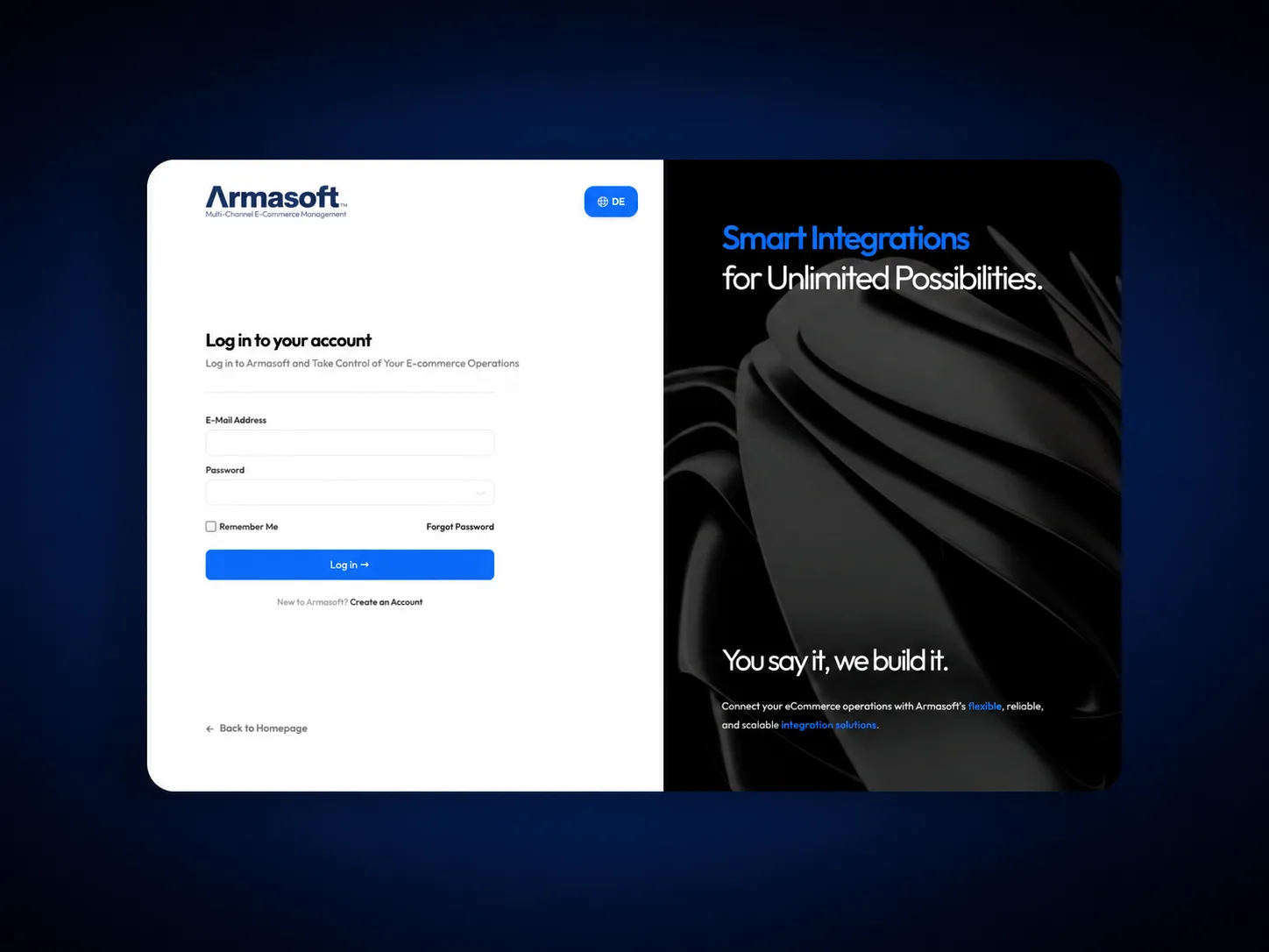 Armasoft interface preview in motion
