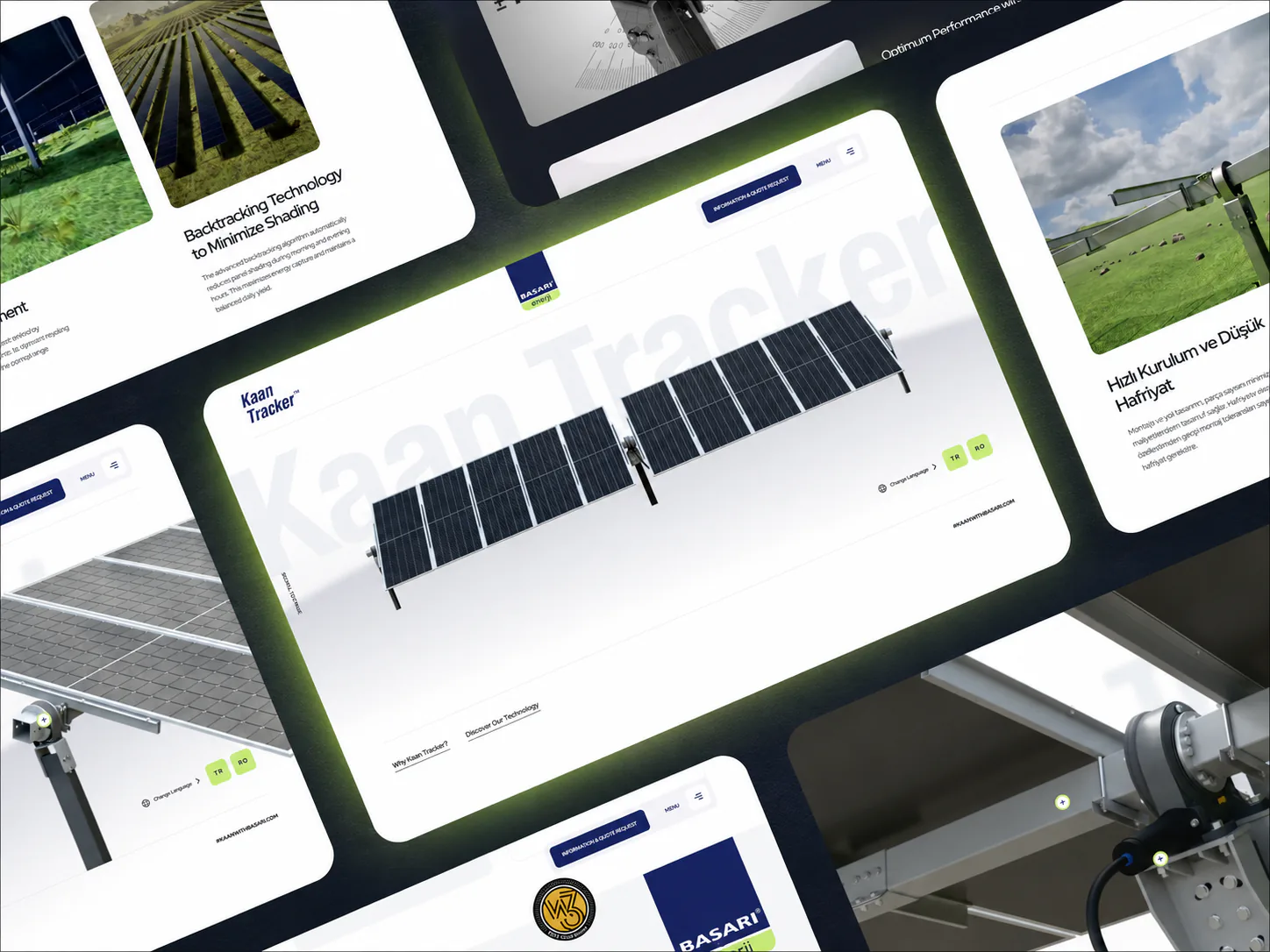 Kaan Tracker solar technology interface