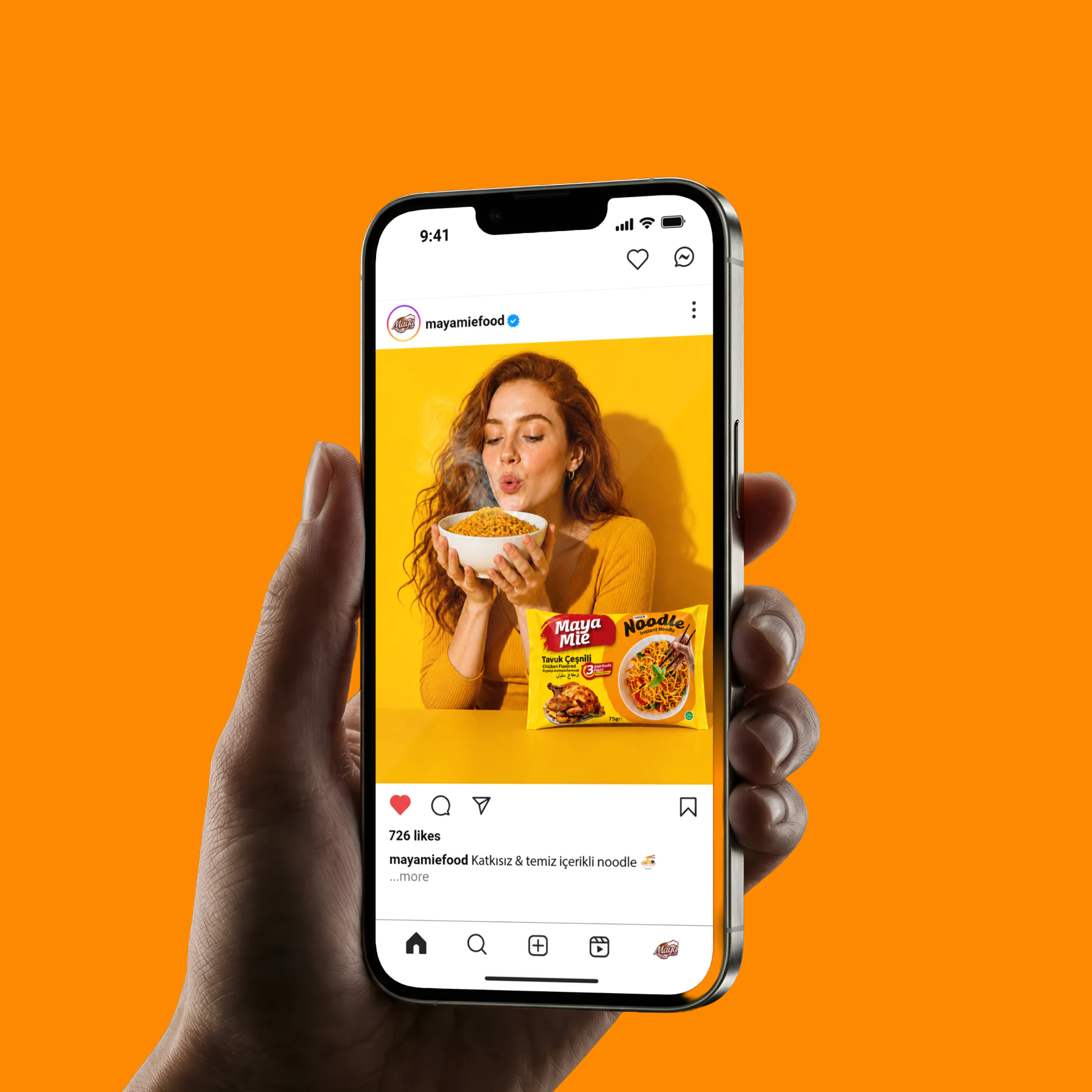 MayaMie Noodle product interface preview