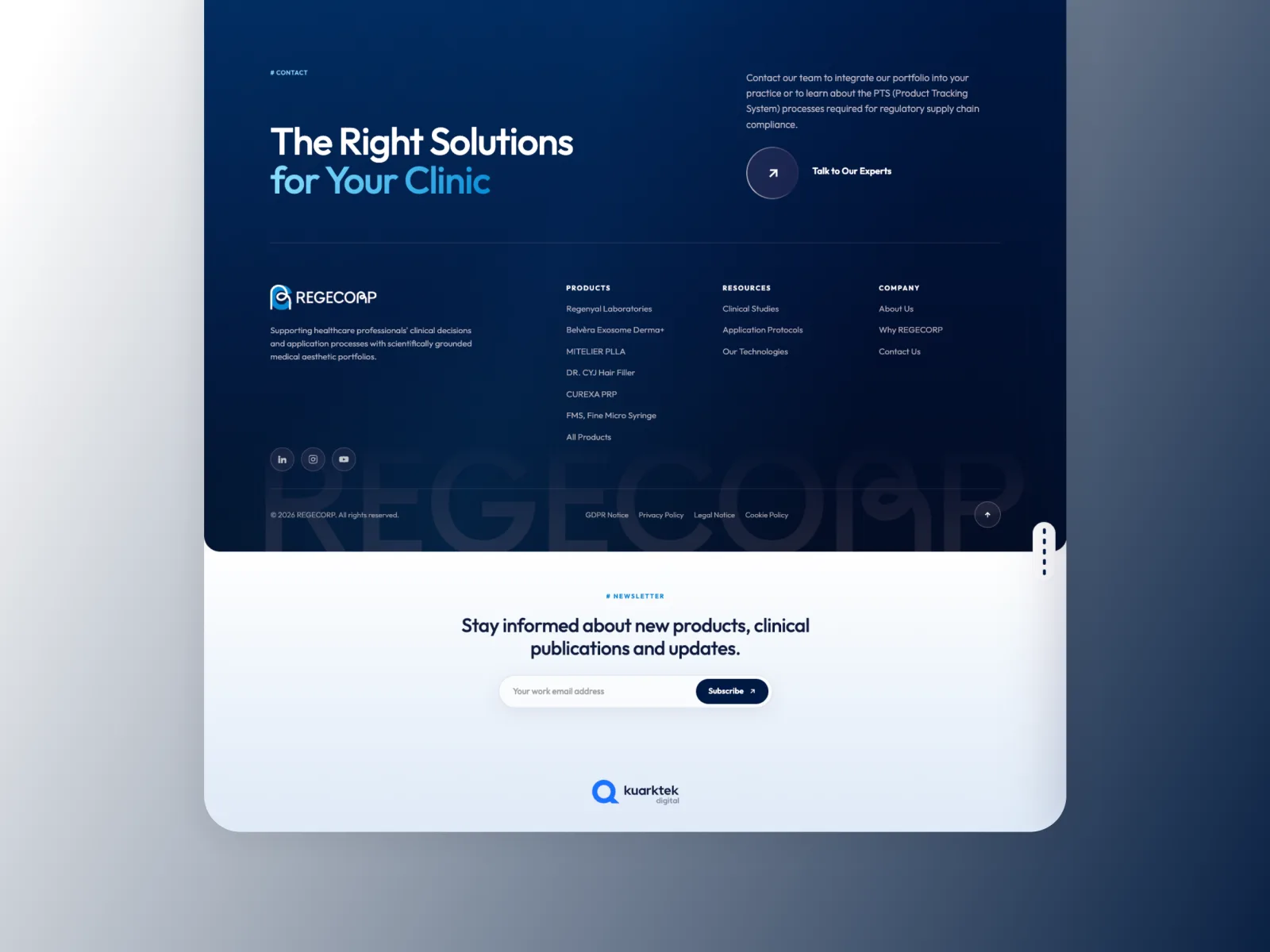 Regecorp interface detail
