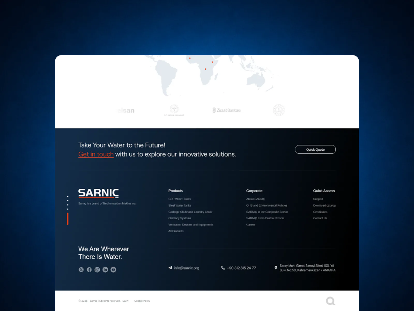 Additional Sarnıç interface presentation