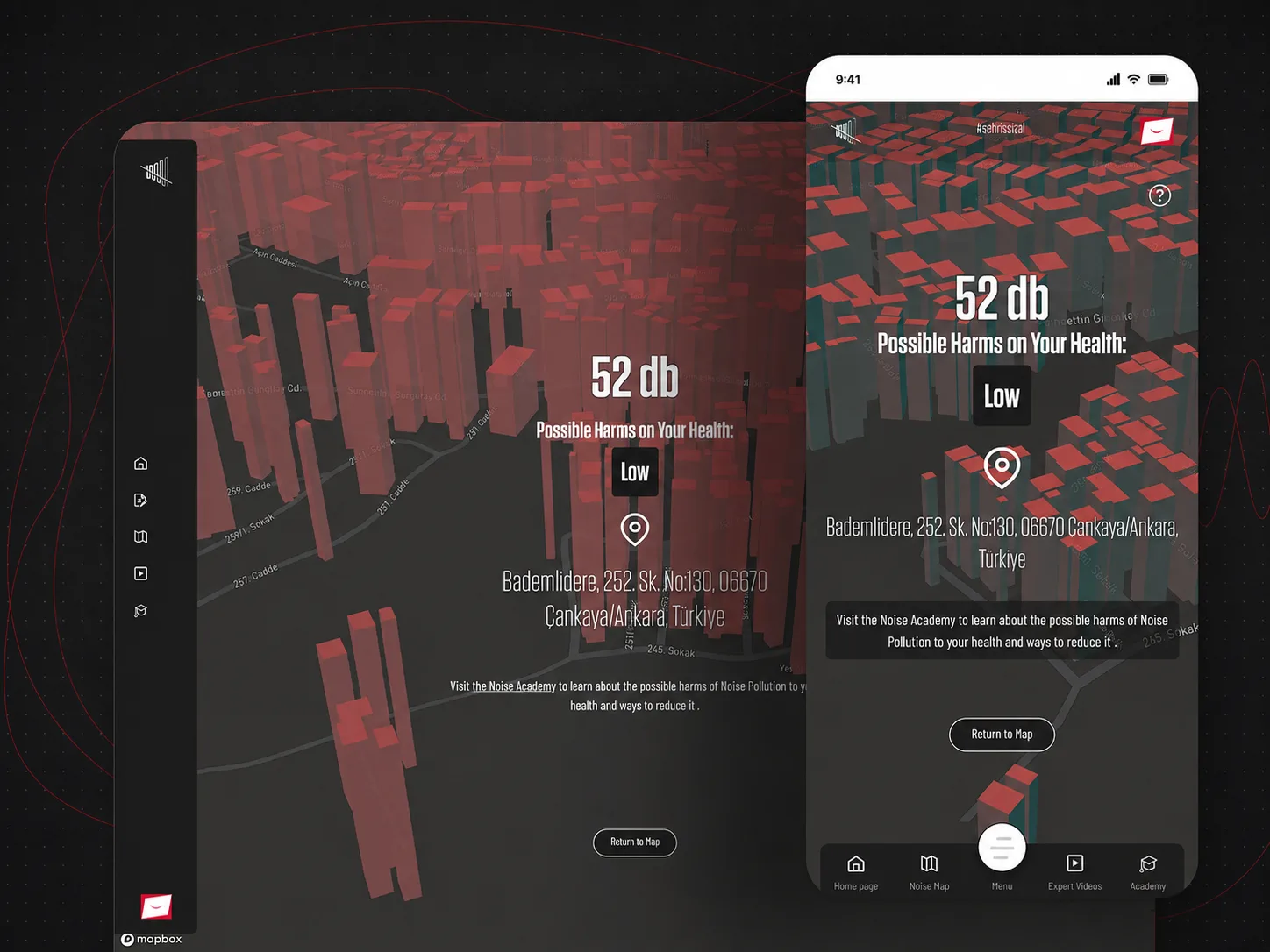 Şehri Sessize Al interface preview