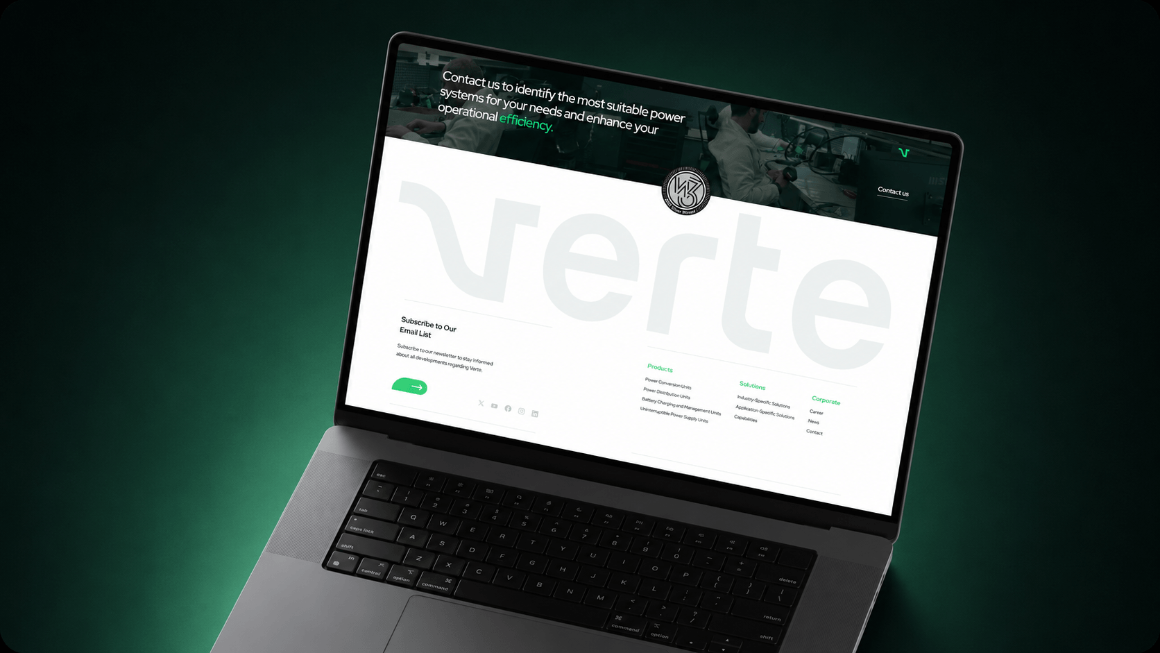 Additional Verte Elektronik interface presentation